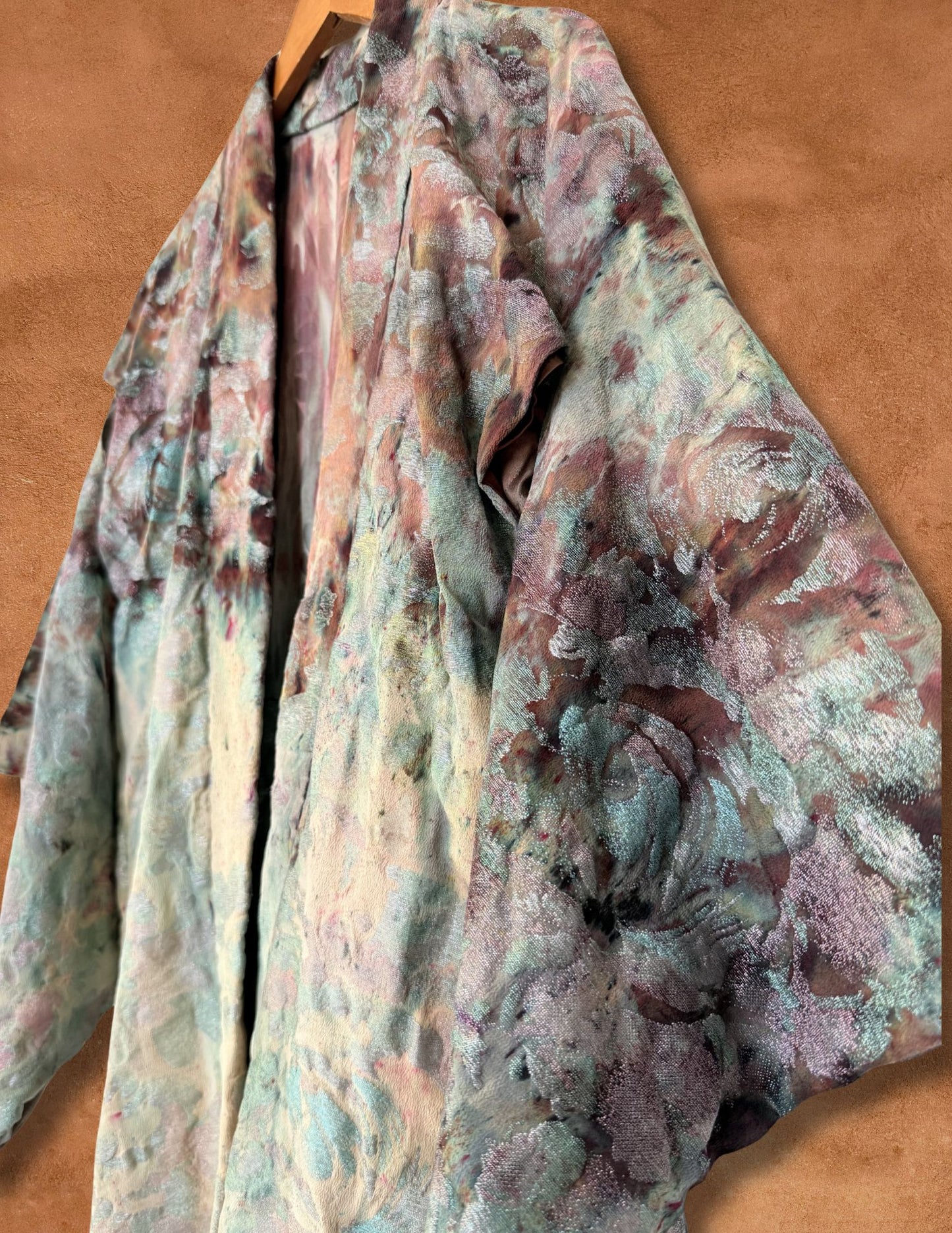 Upcycled Vintage Silk Kimono Jacket
