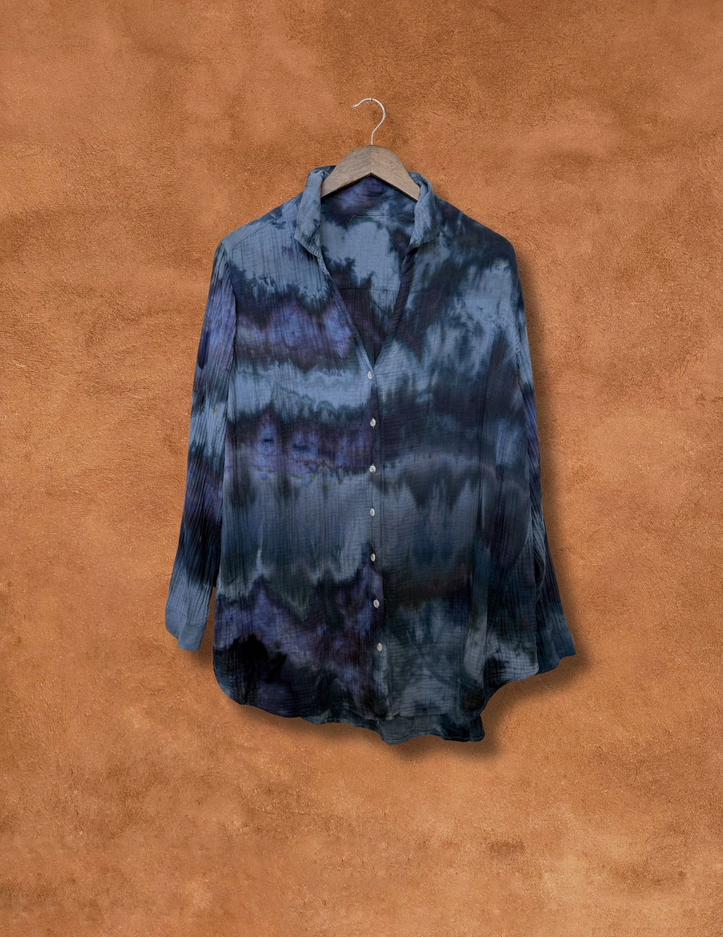 Upcycled Vintage Cotton Gauze Shirt