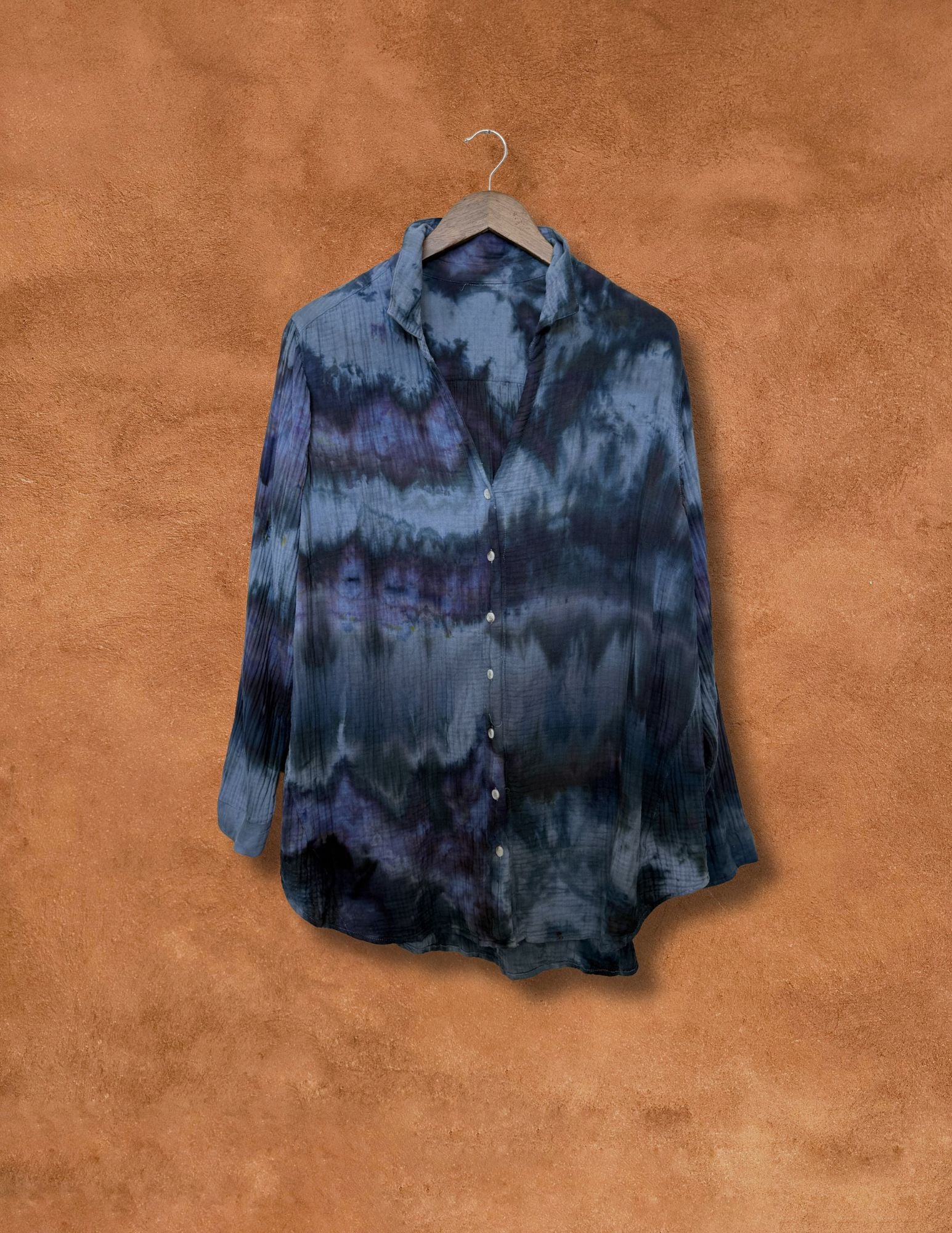 Upcycled Vintage Cotton Gauze Shirt