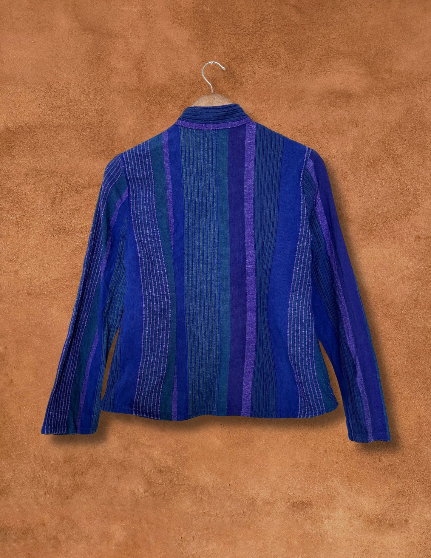 Vintage 80s Handwoven Isle of Skye Wrap Jacket 36 x 22