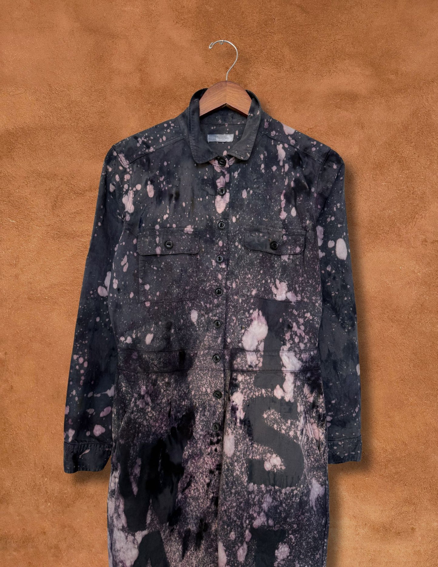 Vintage Denim 90s Flysuit- Water is Life 38 x 27 S