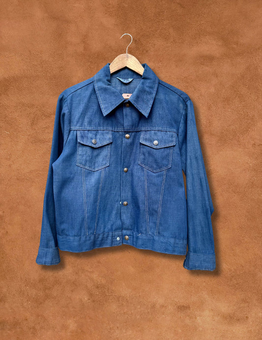 Upcycled Vintage 70s Denim Workwear Jacket