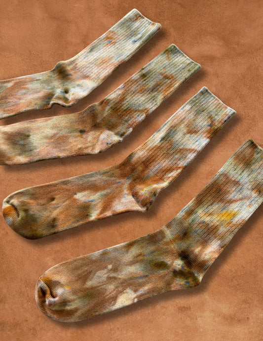 Limited Edition Hand Dyed Softest Socks- Sagebrush