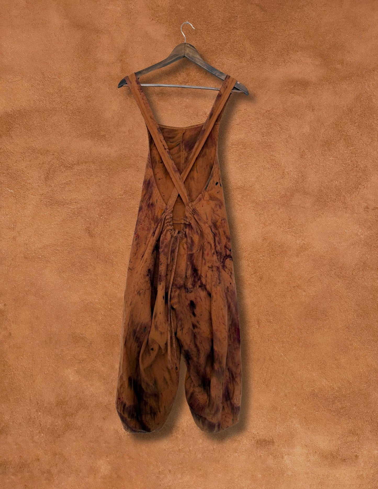 Hand-Dyed Cotton Overalls (Size 1)