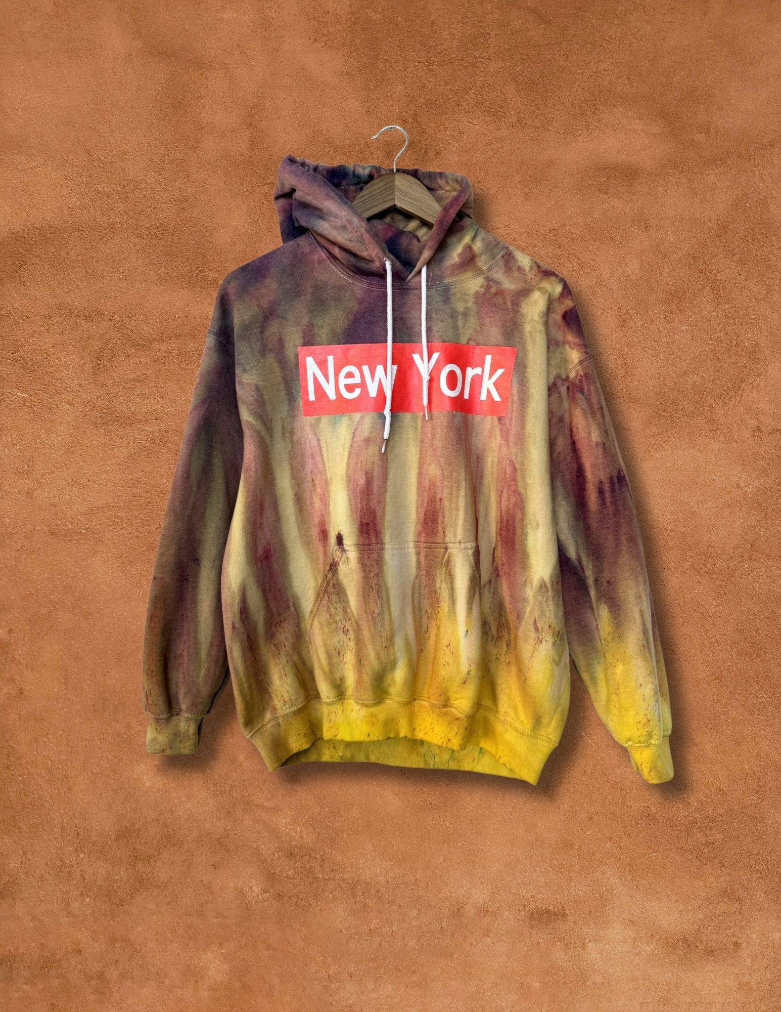 Upcycled Vintage Hand Dyed Hoodie 46 x 24
