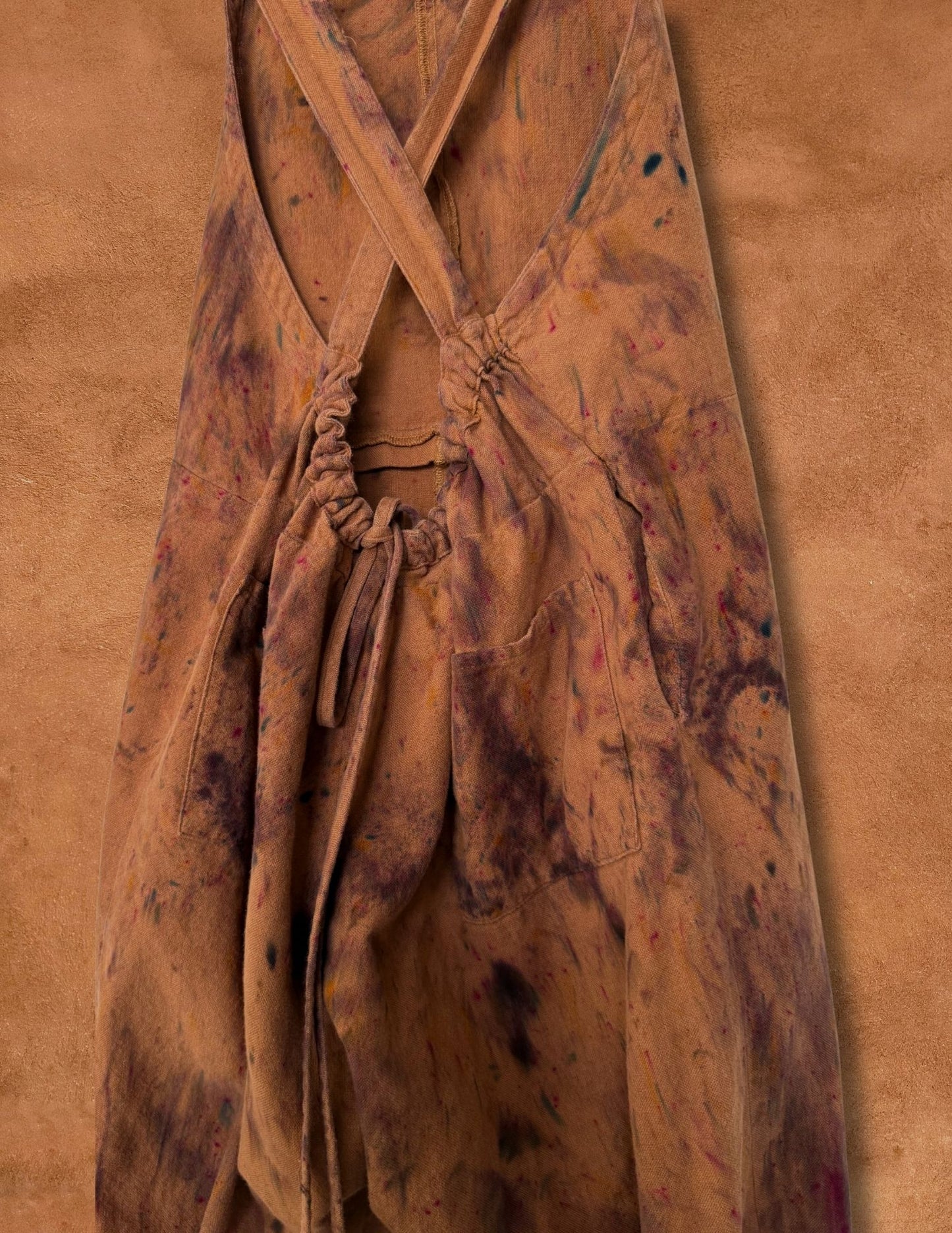 Hand-Dyed Cotton Overalls (Size 1)