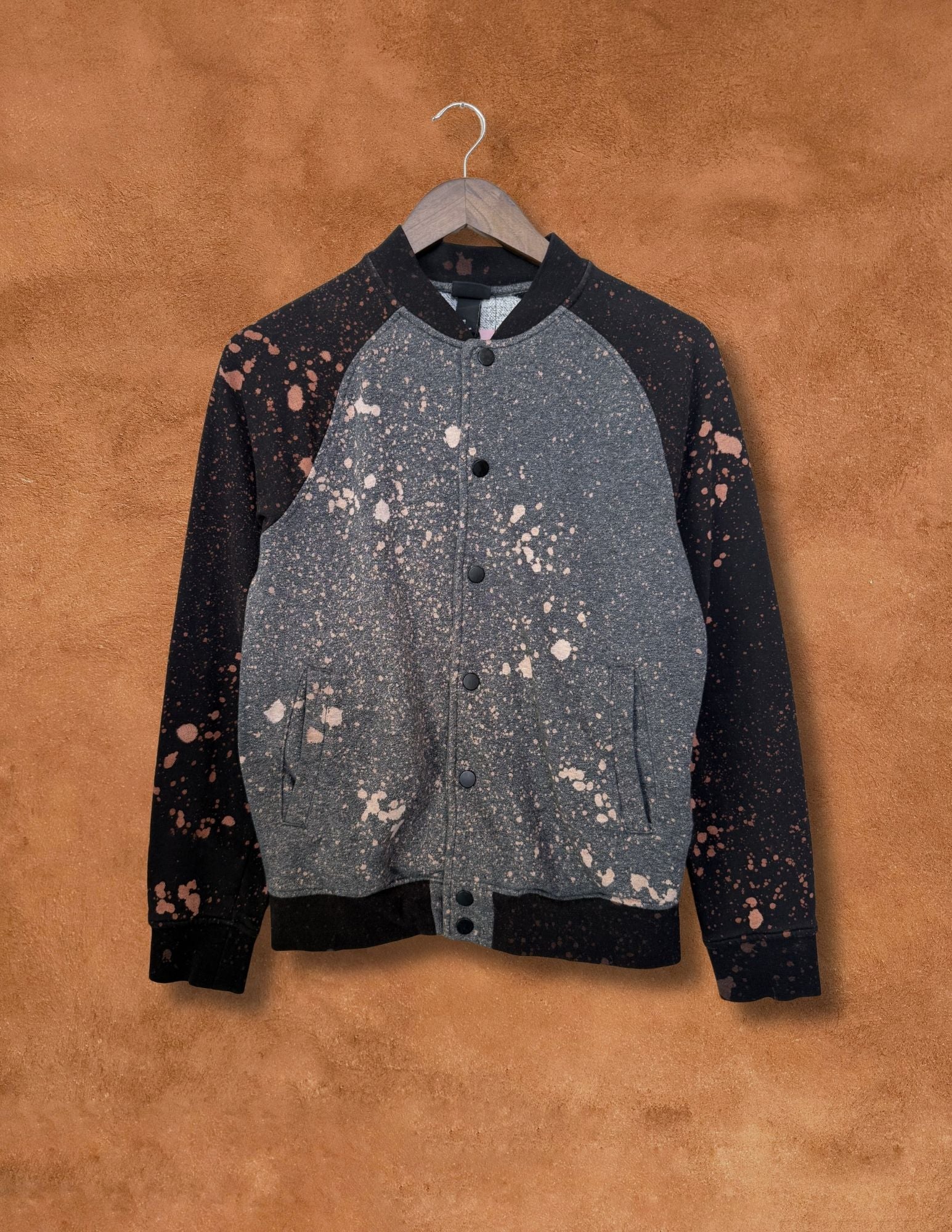 Upcycled Vintage Fleece Bomber- 38 x 24 Skoden