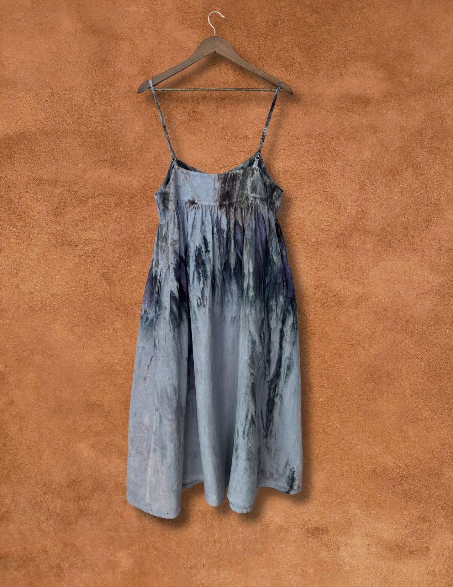 Upcycled Vintage Linen Slip Dress 38 x 37