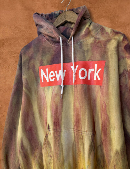 Upcycled Vintage Hand Dyed Hoodie 46 x 24