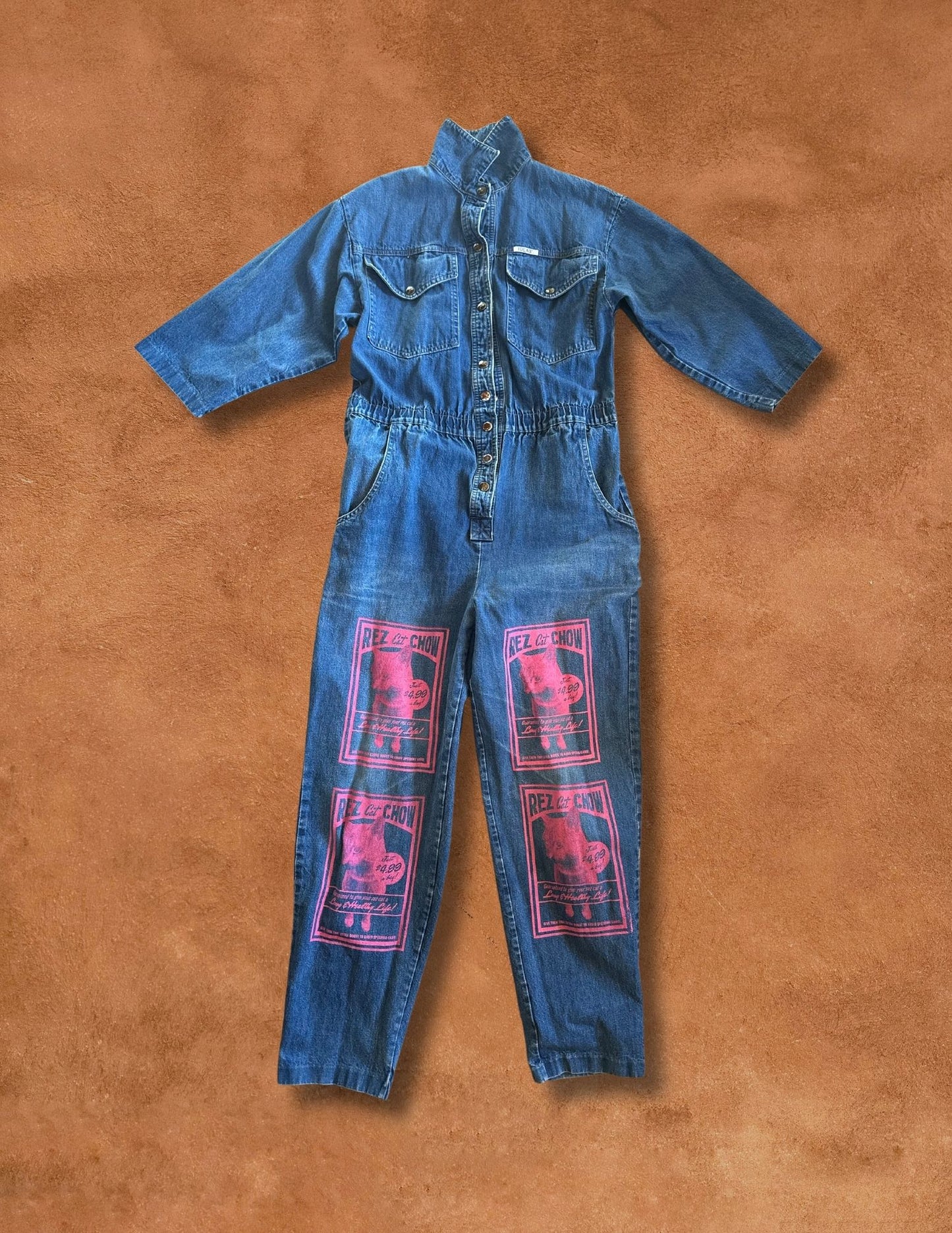 Upcycled Vintage Denim Flysuit