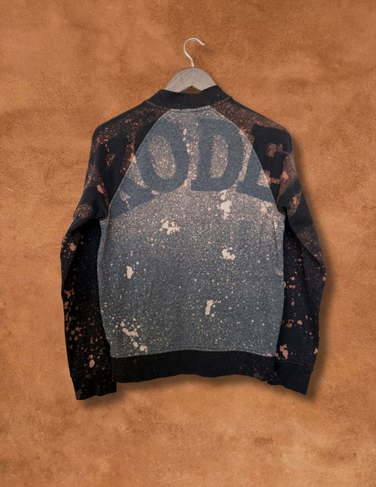 Upcycled Vintage Fleece Bomber- 38 x 24 Skoden
