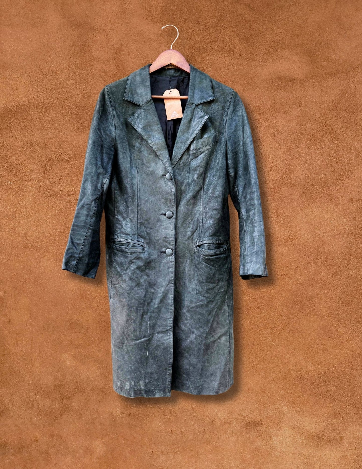 Vintage 90s Matrix Leather Jacket