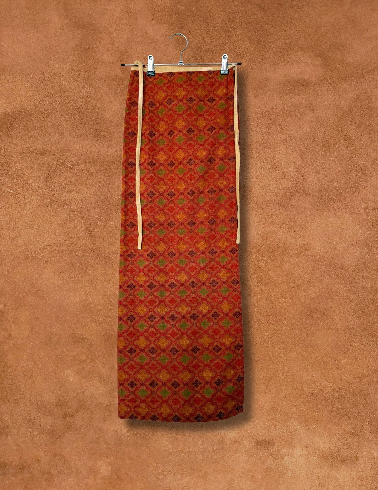 Upcycled Vintage Tapestry Wrap Maxiskirt