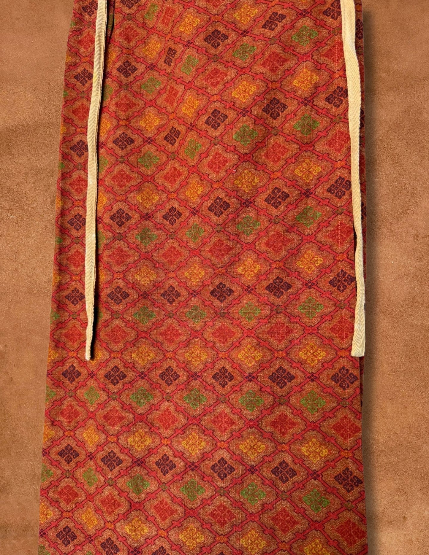 Upcycled Vintage Tapestry Wrap Maxiskirt