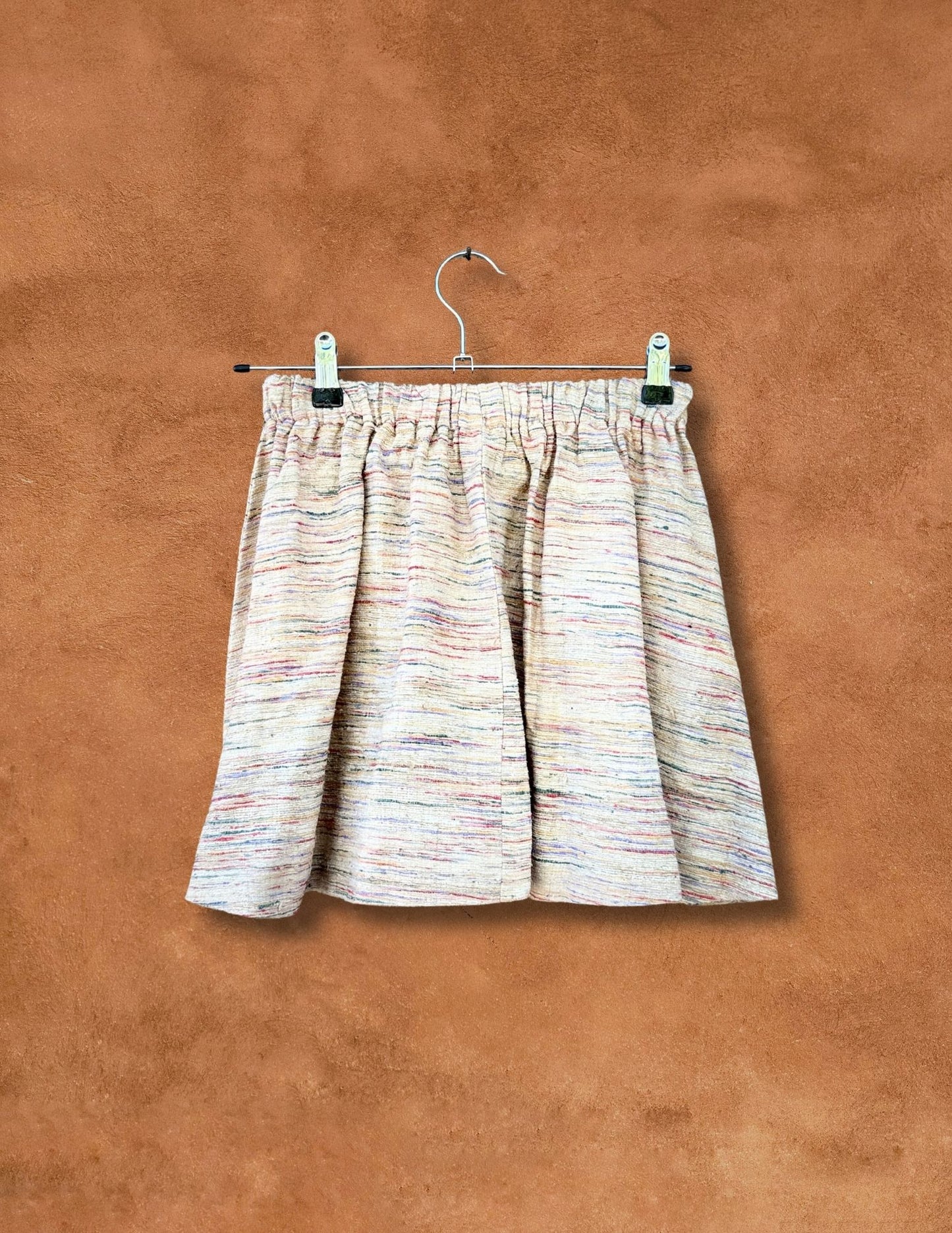 Vintage 70s 3PC Raw Silk Suit Set