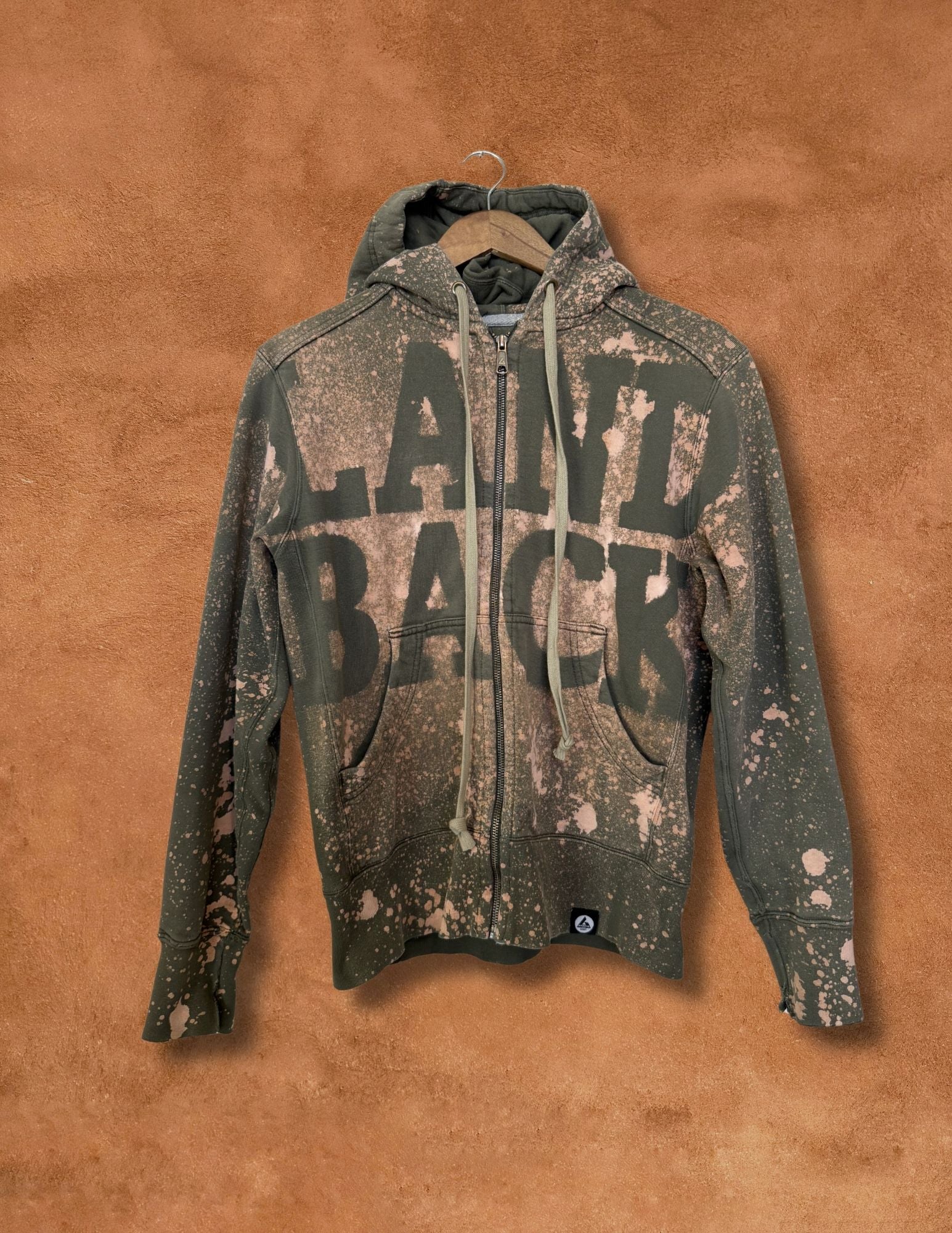 Upcycled Vintage Tee- 42 x 25 Land Back