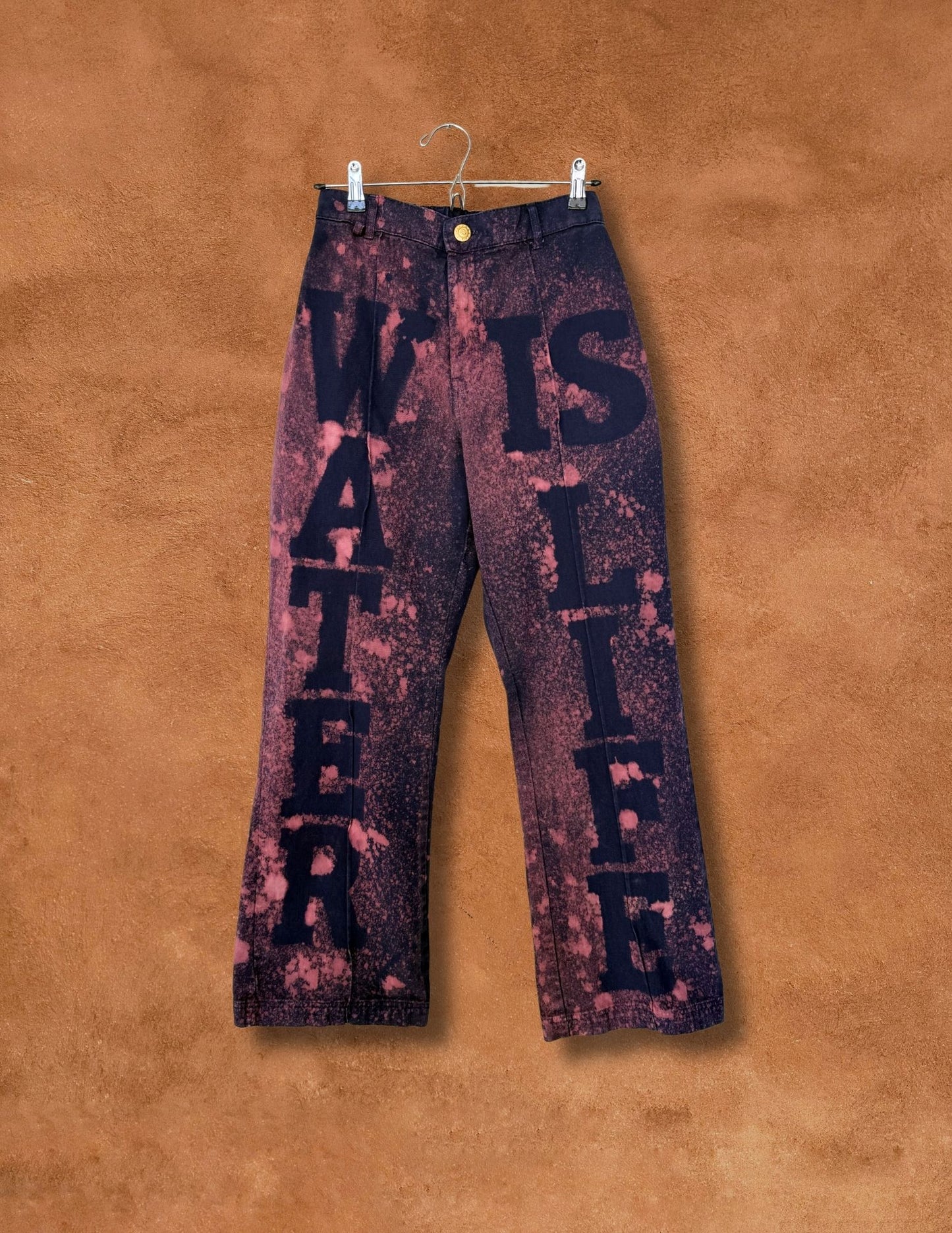 Upcycled Vintage Workwear Pant -Water is Life S