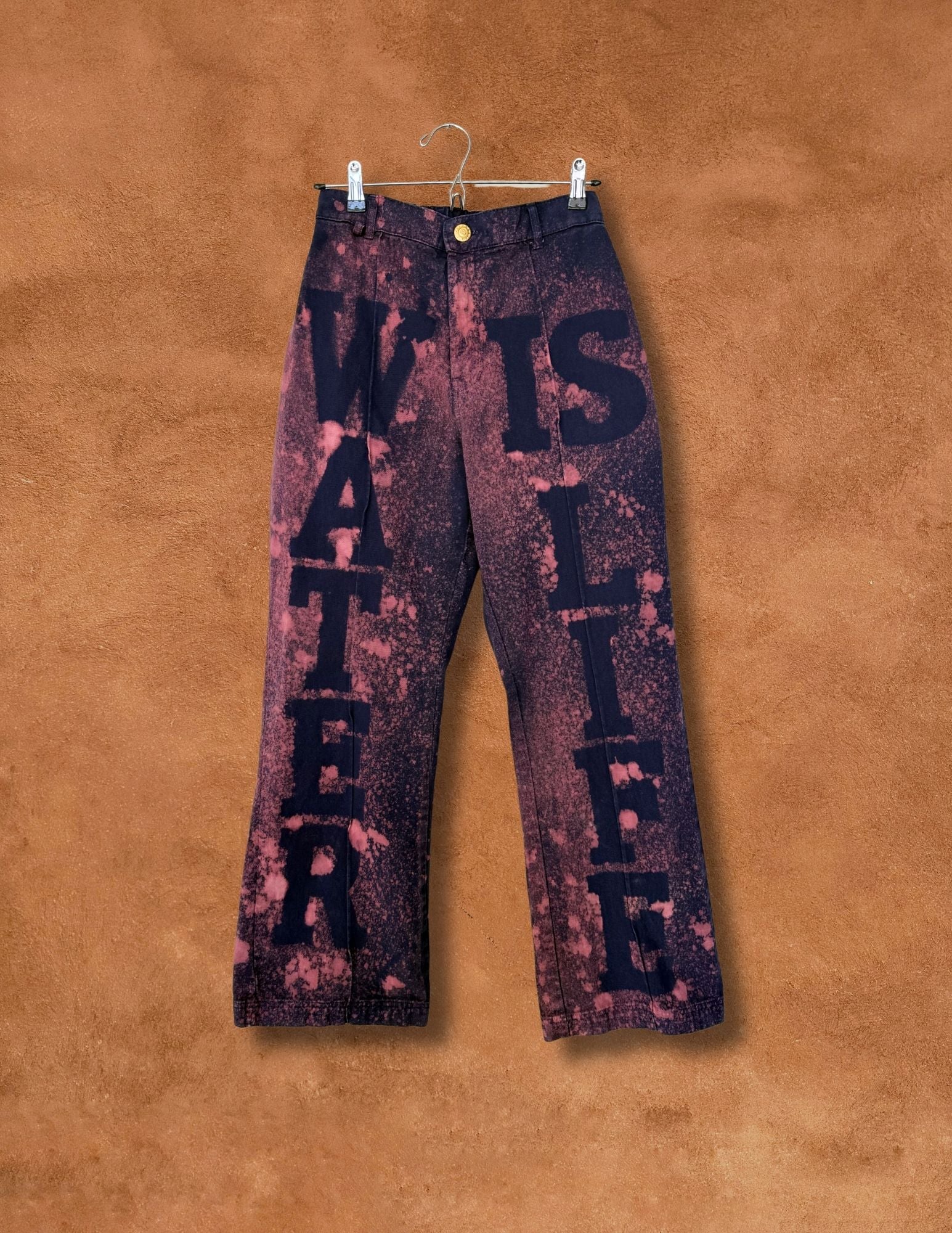 Upcycled Vintage Workwear Pant -Water is Life S