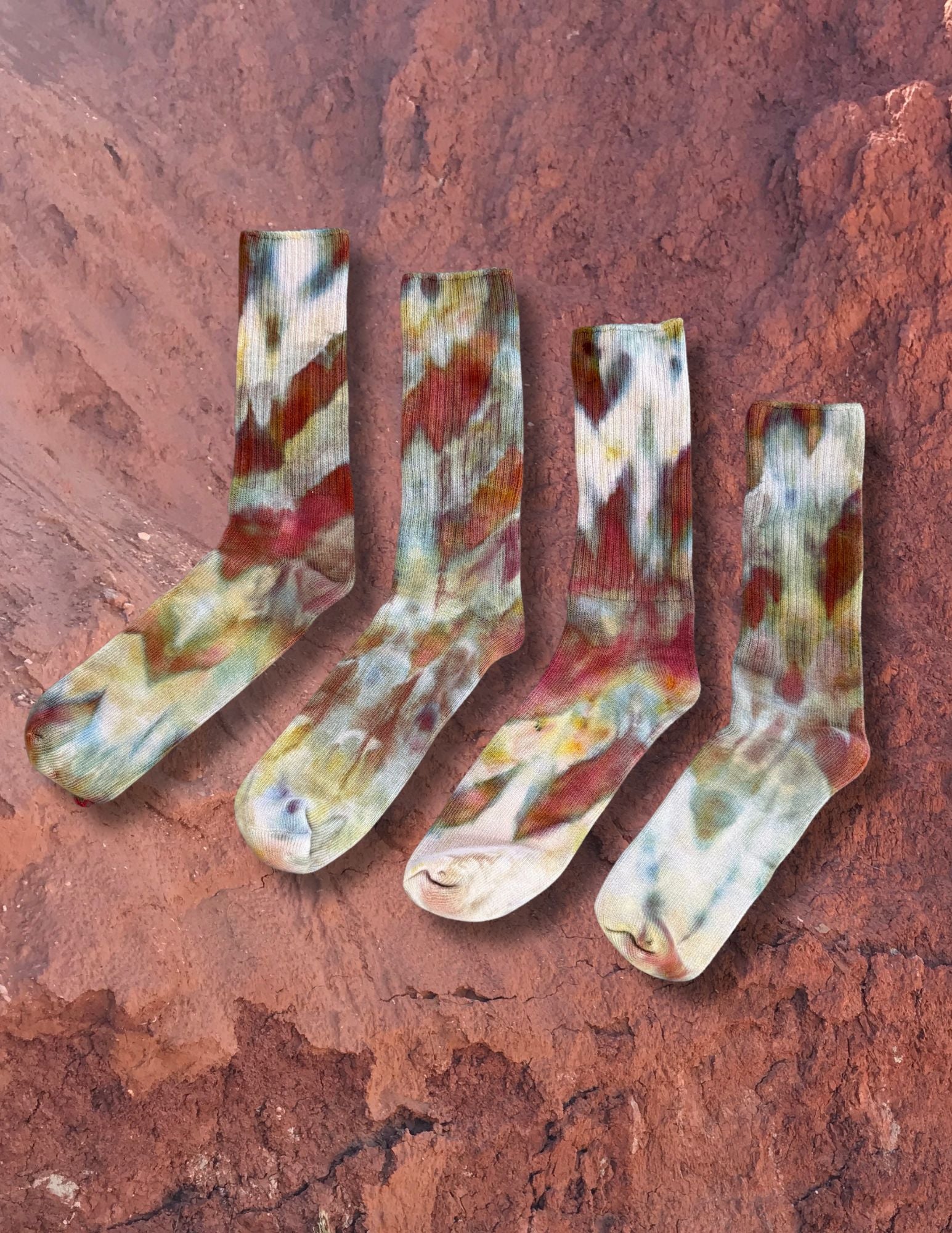 Limited Edition Hand Dyed Softest Socks- Scenic Route