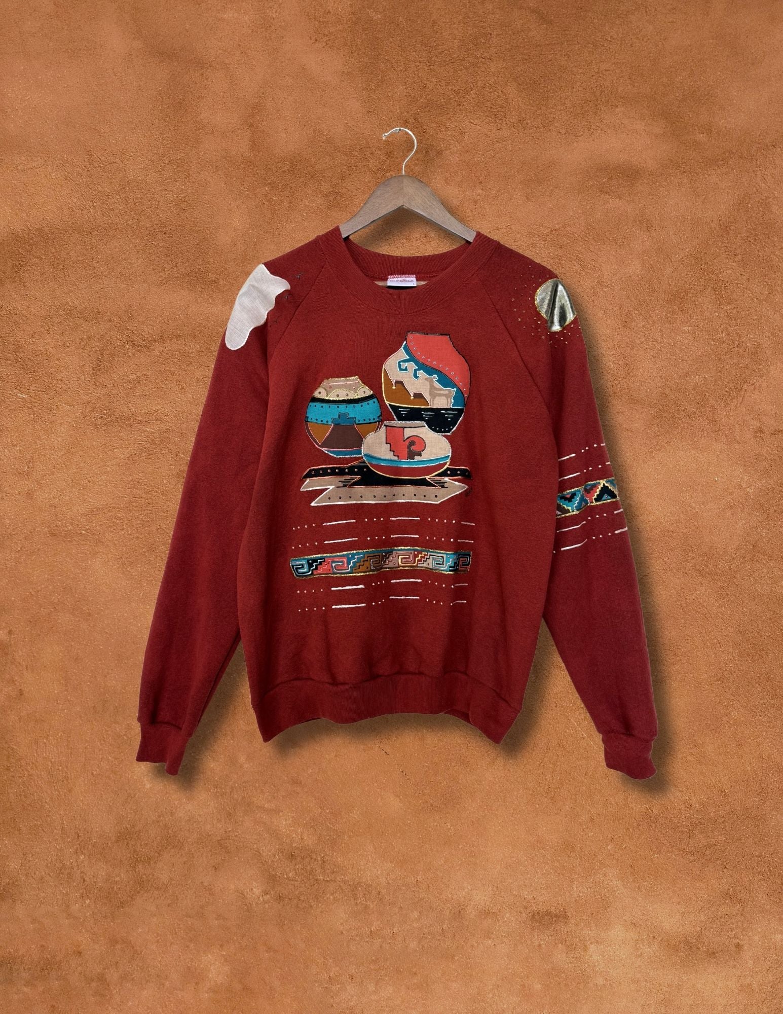Vintage 80s Southwest Sweatshirt 44 x 27