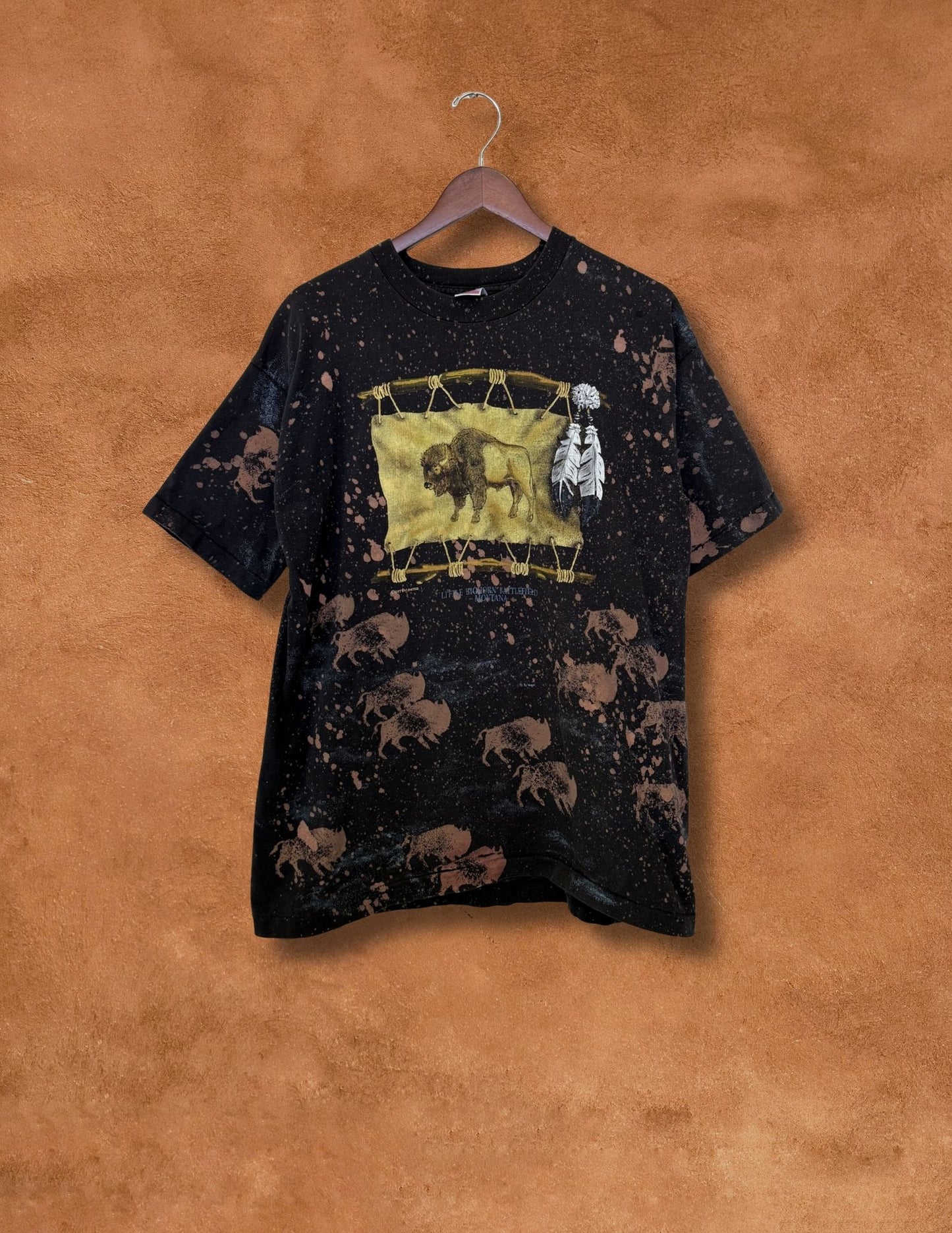 Rare Upcycled Vintage Tee- Land Back 46 x 29