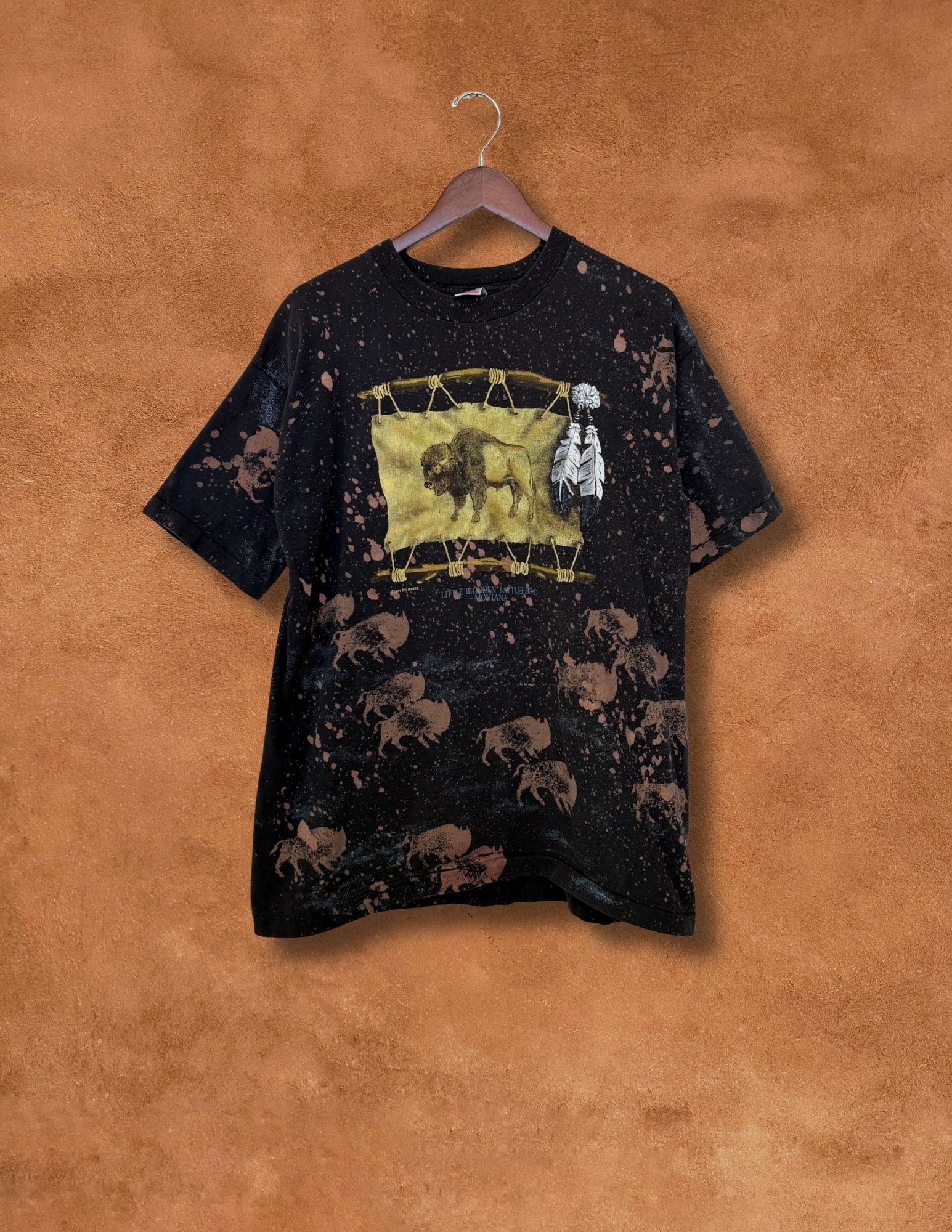 Rare Upcycled Vintage Tee- Land Back 46 x 29