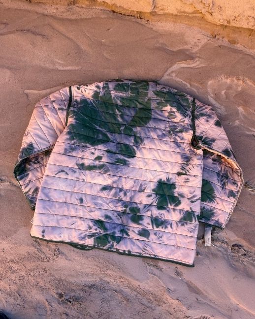 Upcycled Vintage Military Quilted Cardigan B