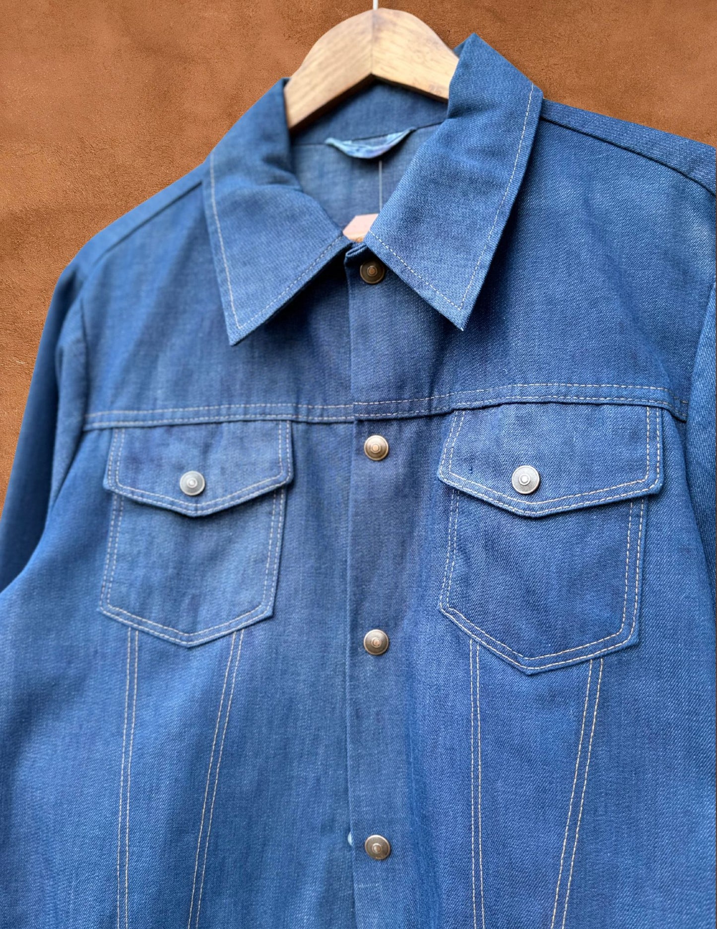 Upcycled Vintage 70s Denim Workwear Jacket