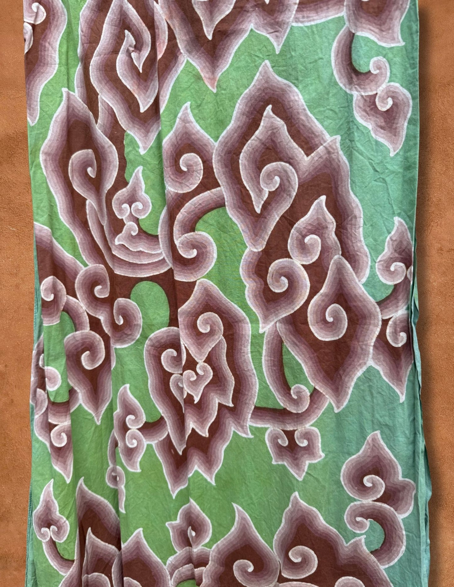 Vintage Balinese Batik Scarf
