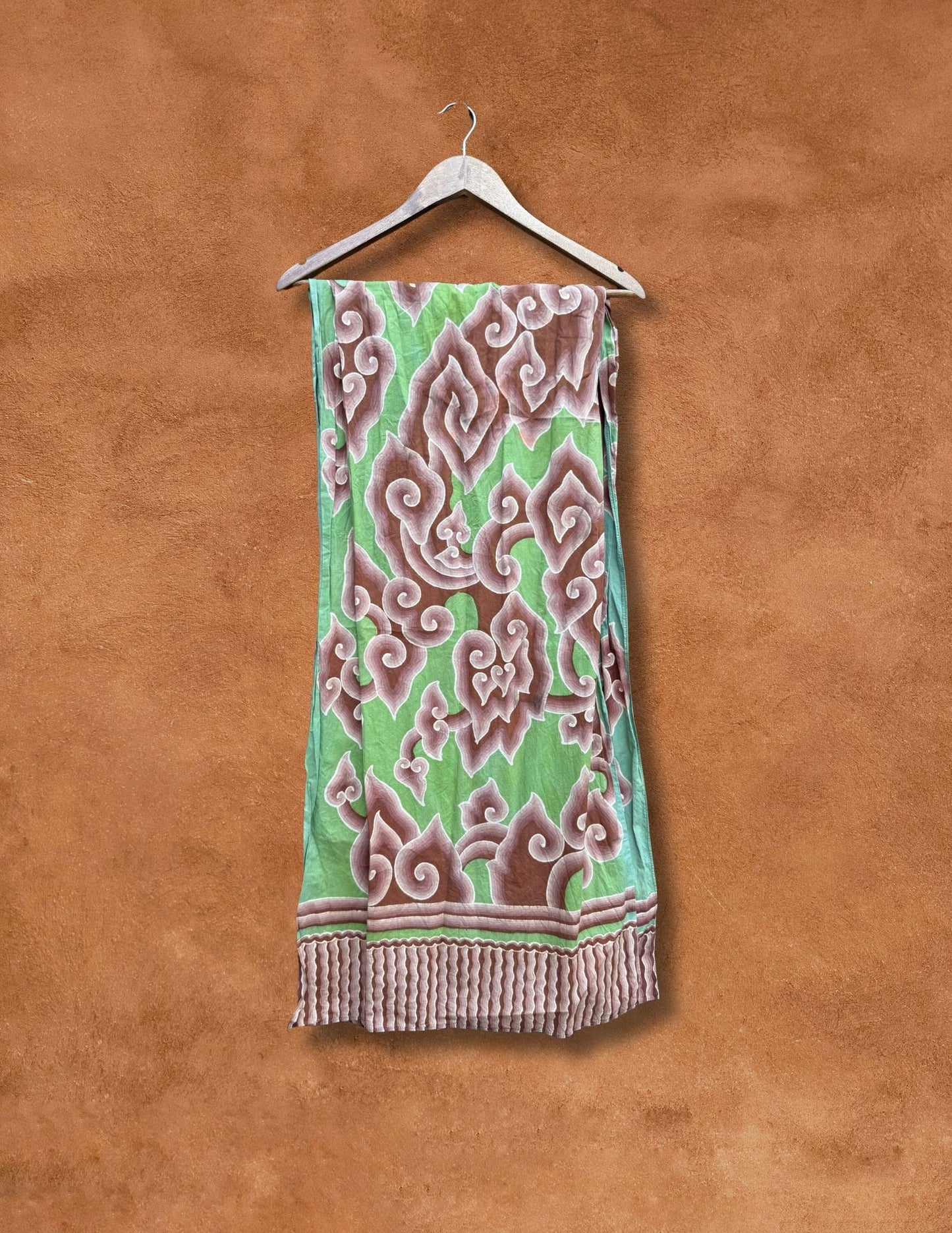 Vintage Balinese Batik Scarf