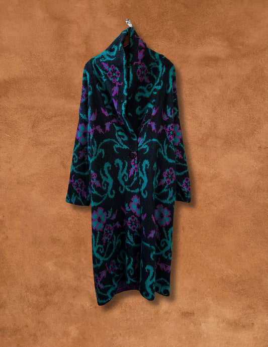 Vintage 80s Flourish Cocoon Sweater