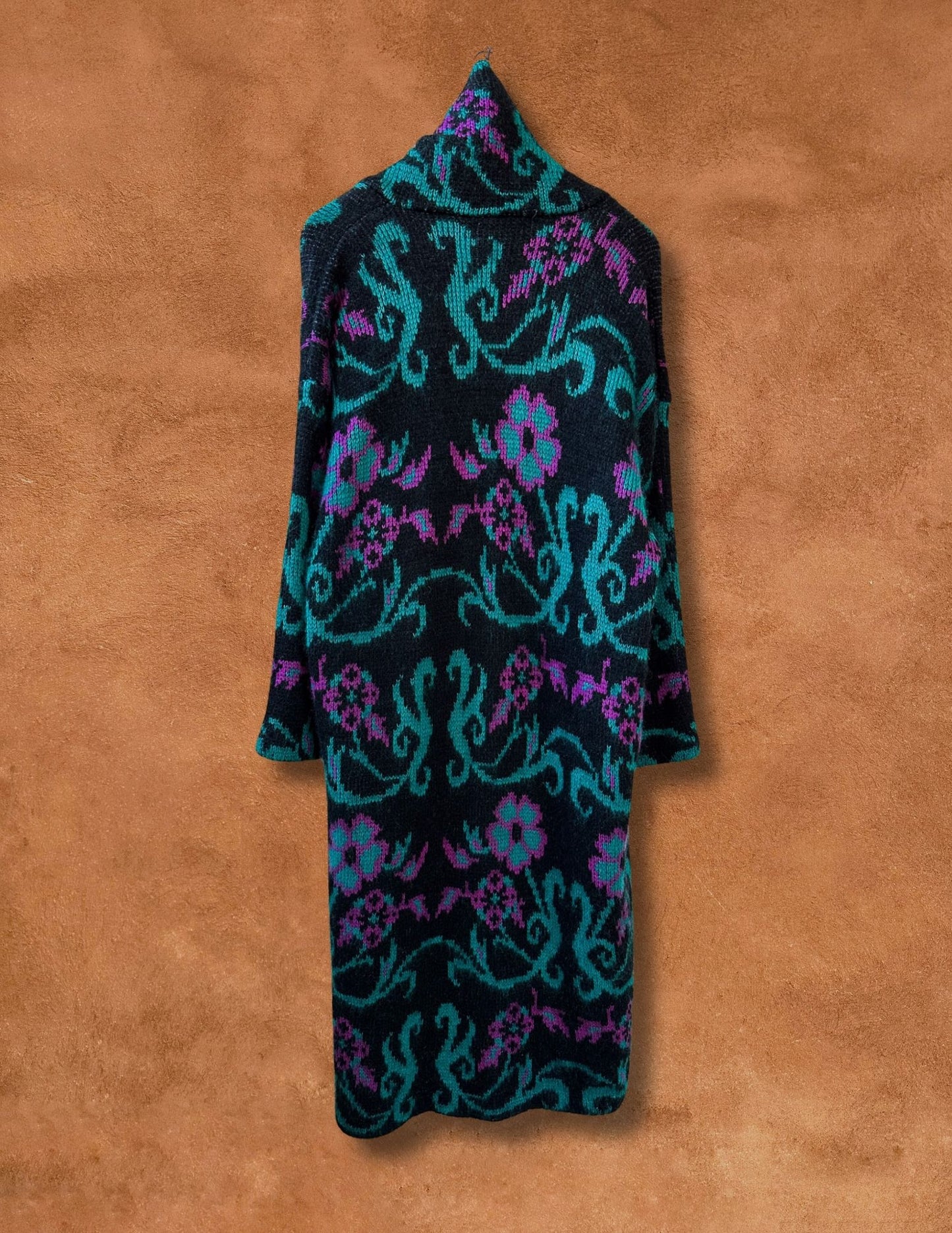 Vintage 80s Flourish Cocoon Sweater