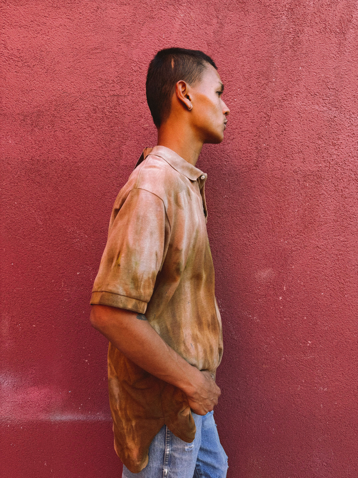 Upcycled Vintage Polo- Buffalo 48 X 30