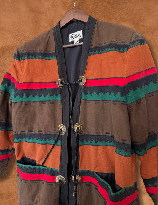 Vintage Mexican 70s Folk Art Jacket