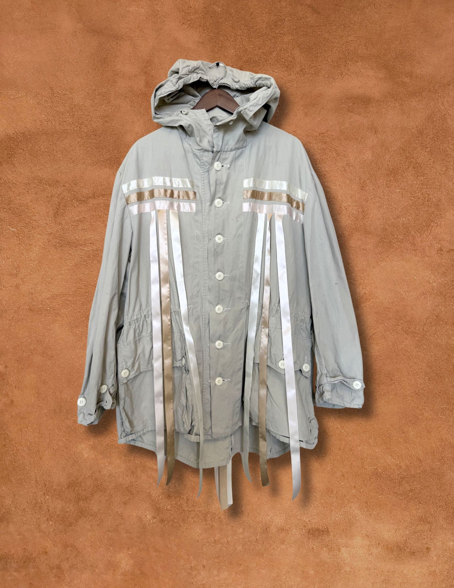 Upcycled Vintage High Desert Military Ribbon Jacket