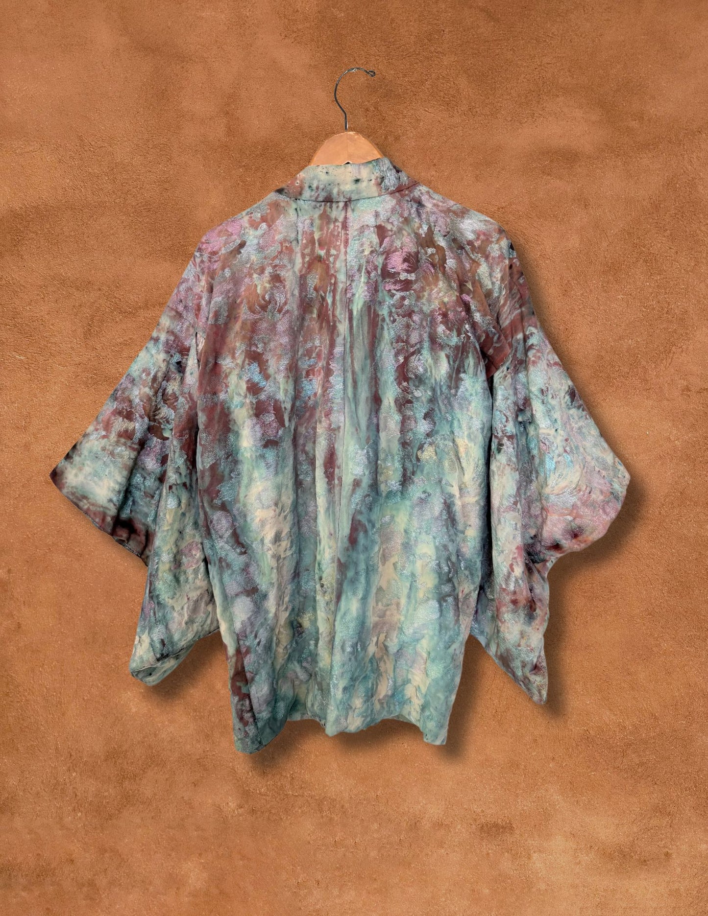 Upcycled Vintage Silk Kimono Jacket