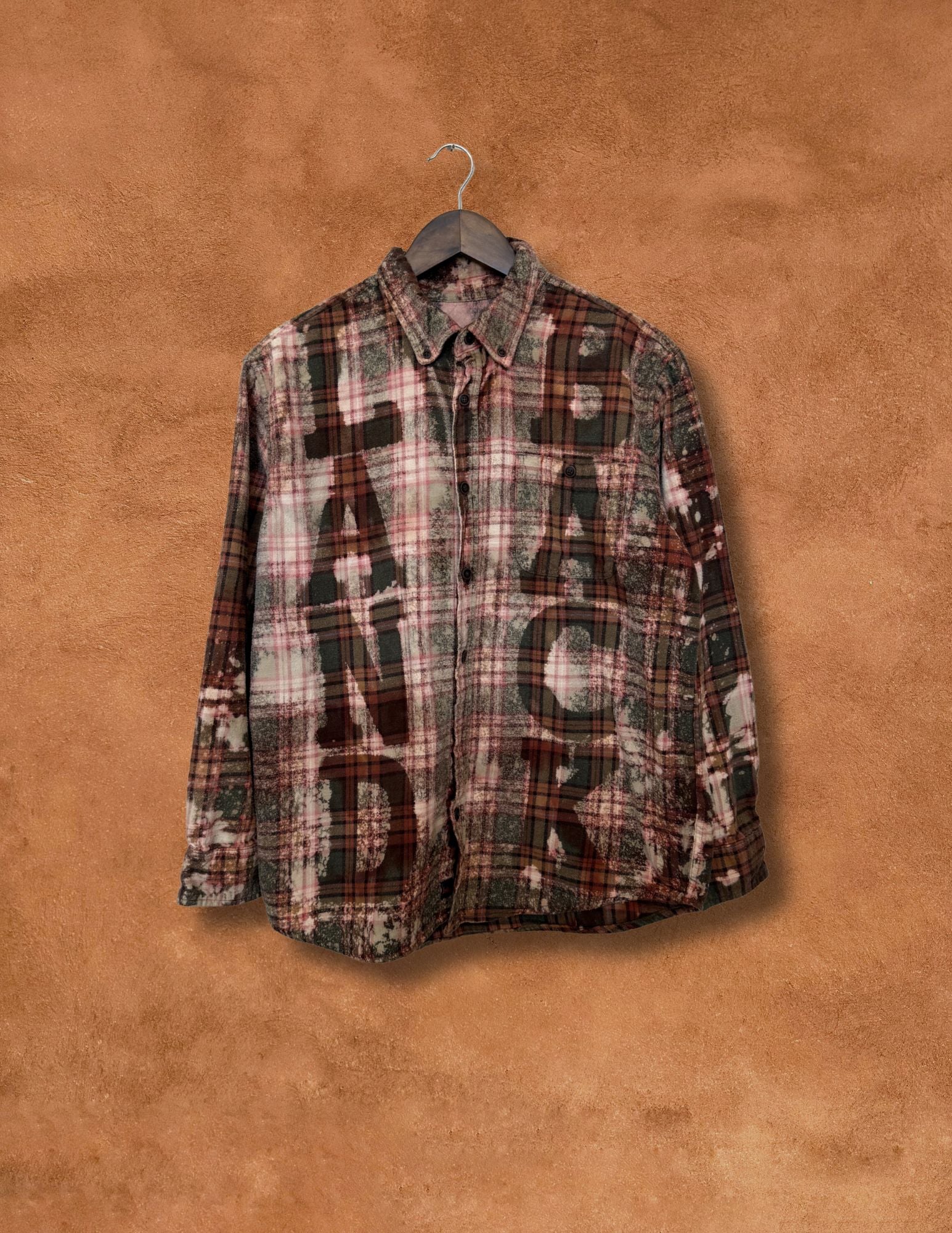 Upcycled Vintage Plaid Flannel Shirt - 36 of 44 Land Back L