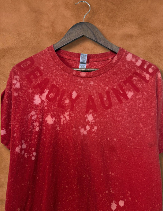 Upcycled Vintage Tee- 38 x 26  Deadly Auntie