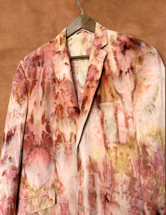 Upcycled Vintage Cotton Menswear Blazer