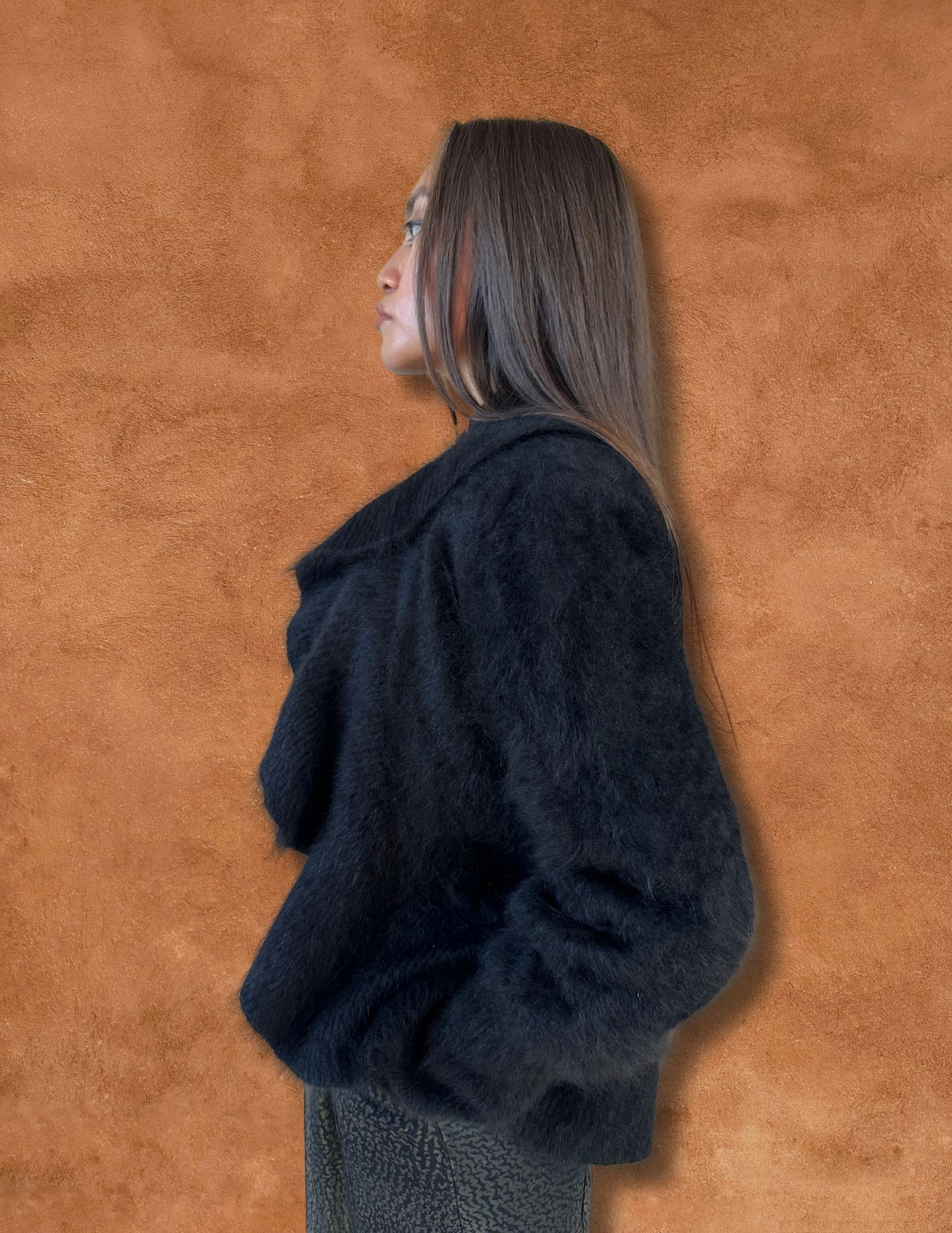Vintage 80s Angora Cardigan