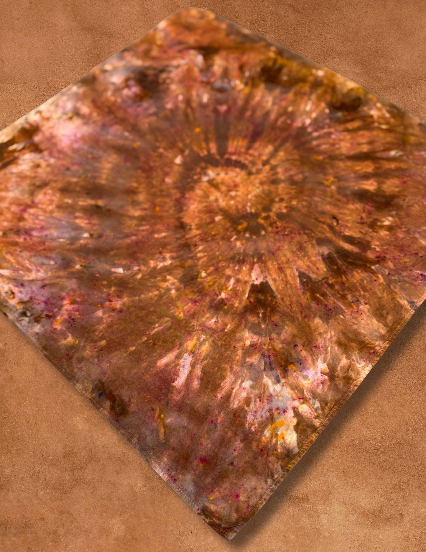 Limited Edition Hand Dyed Organic Cotton Bandana - Maple Leaf