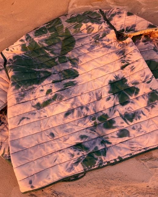 Upcycled Vintage Military Quilted Cardigan B