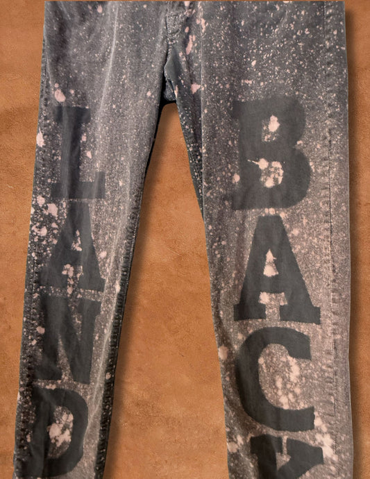 Upcycled Vintage Finewale Cordoroy Jeans 31 x 30 Land Back
