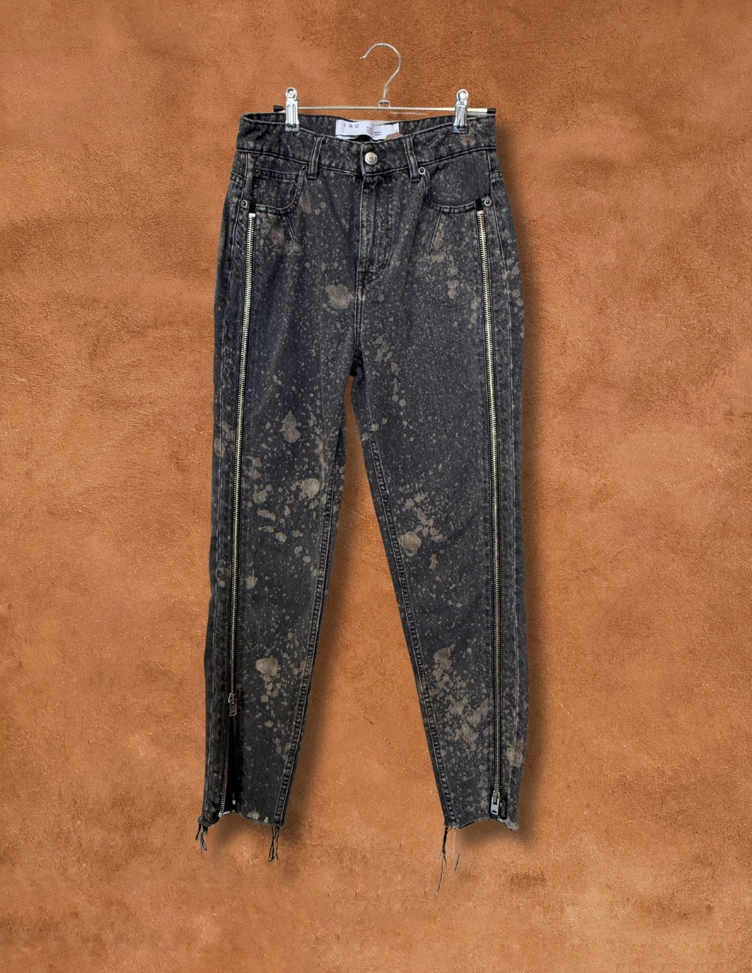 Upcycled Vintage Zip up Jeans 27 x 27 Land Back