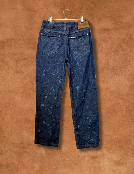 Upcycled Vintage Denim Jeans 28 x 29 Water is Life