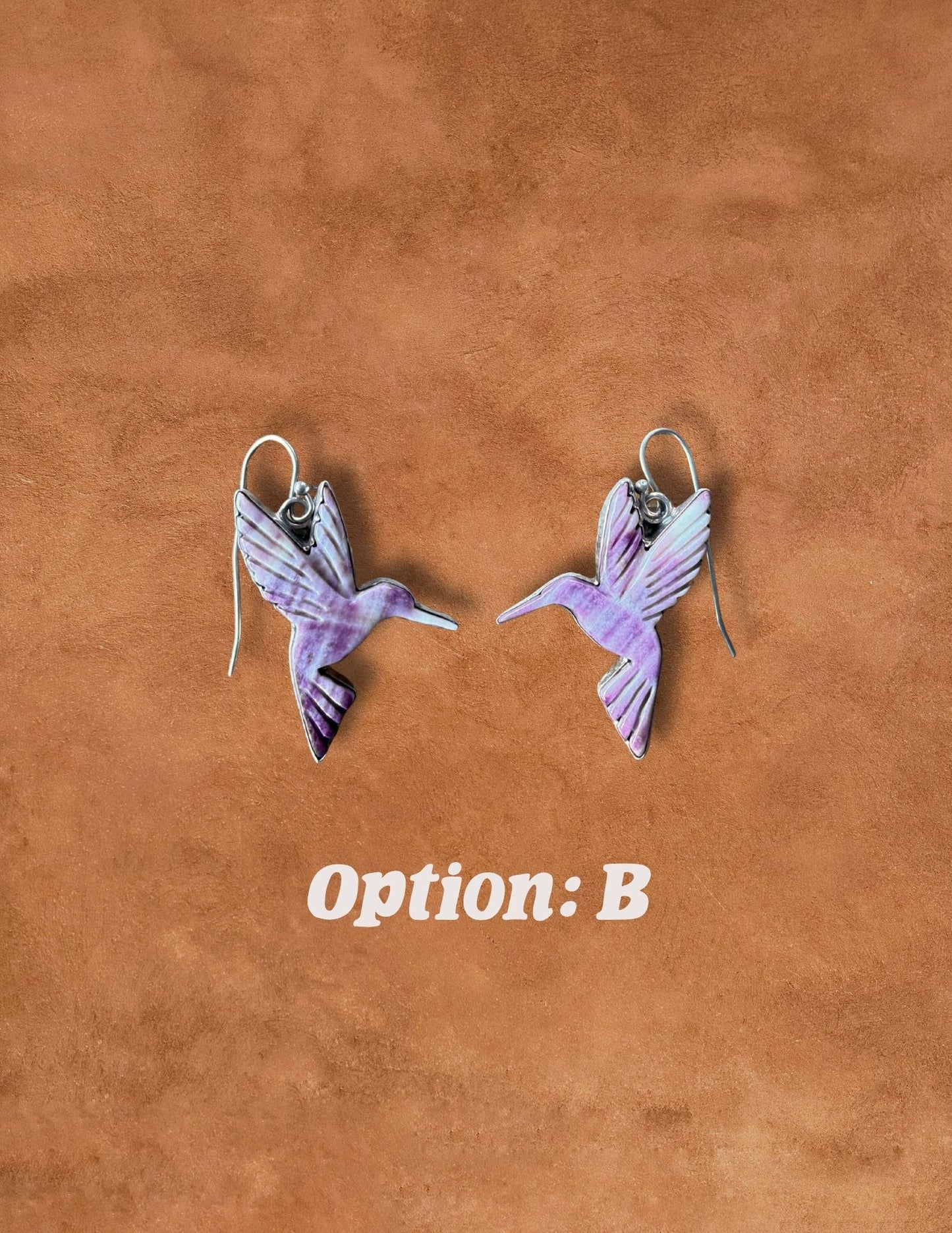 Hummingbird (Dá’itii’hi’) Earrings by Mary Jane Garcia