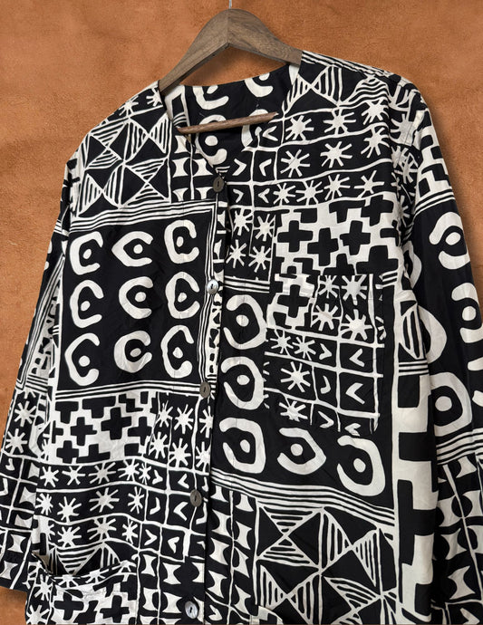 Vintage 80s Pop Art Jacket - 48 x 32