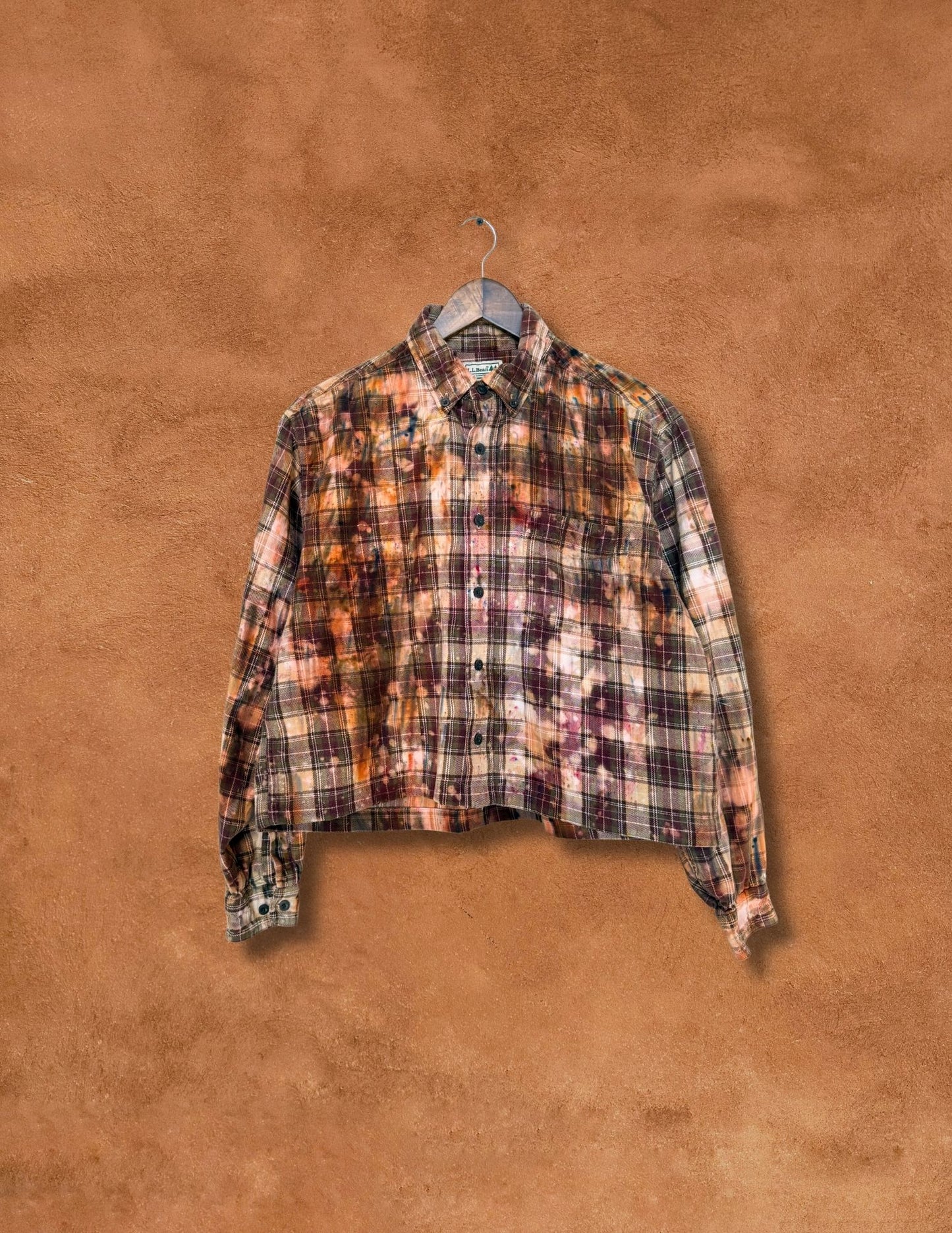 Upcycled Vintage Plaid Cropped Flannel Shirt - 21 of 44