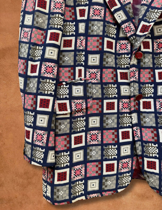 Vintage 80s Southwest Tapestry Blazer