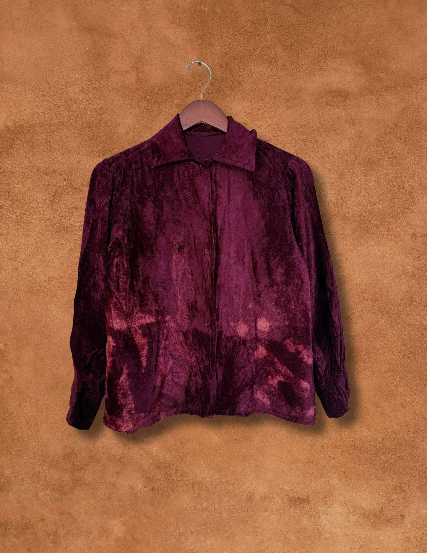 Upcycled Vintage 70s Velvet Top - Skoden